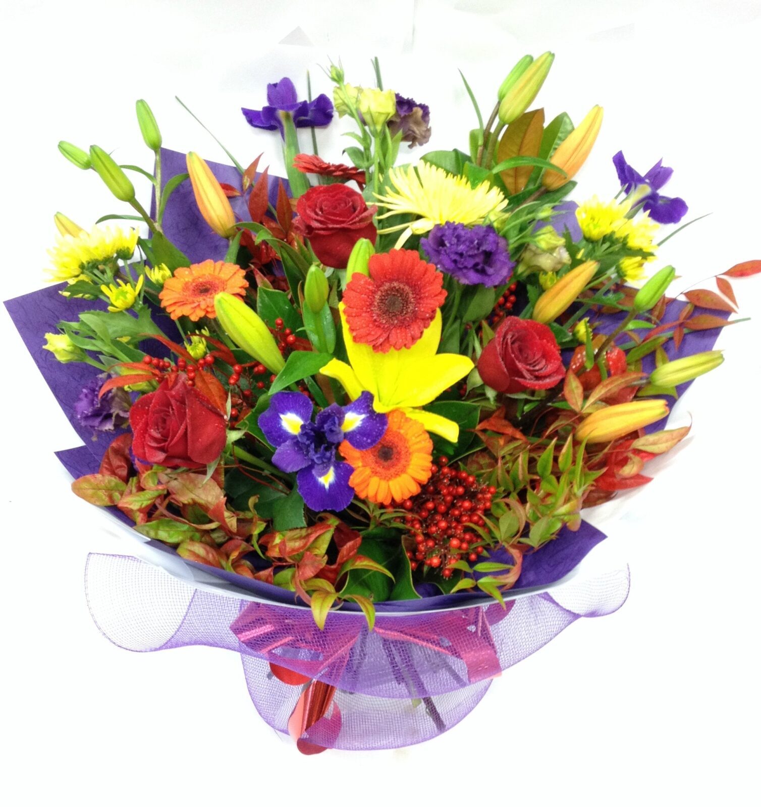 Large Mixed Bright Flowers