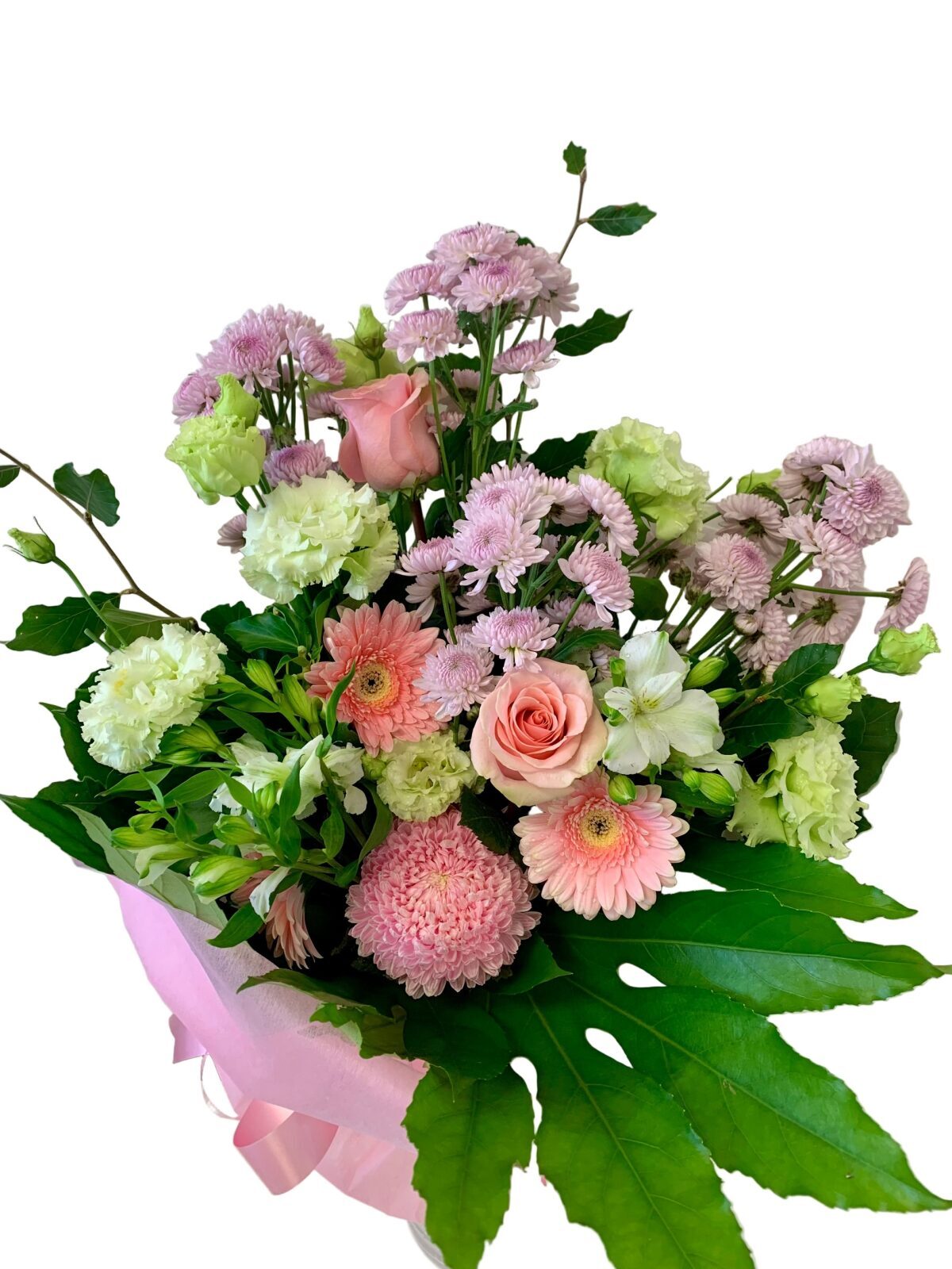 Pink with Roses