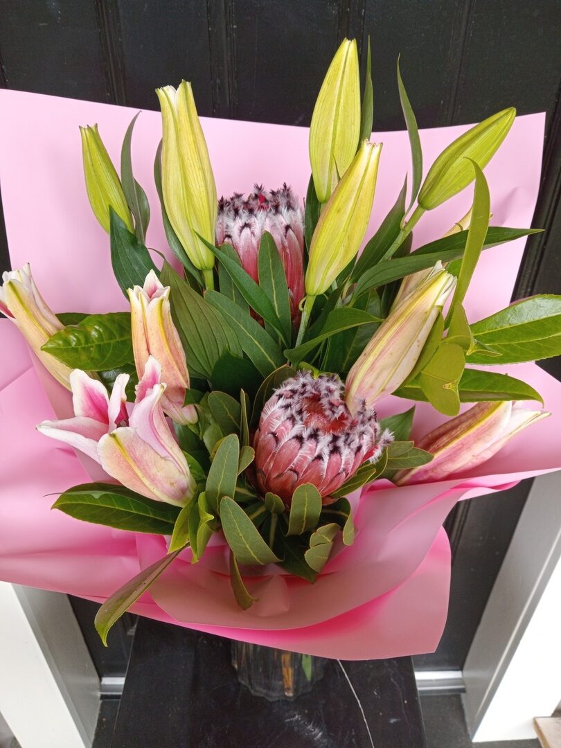 Protea and Lillies (Small)