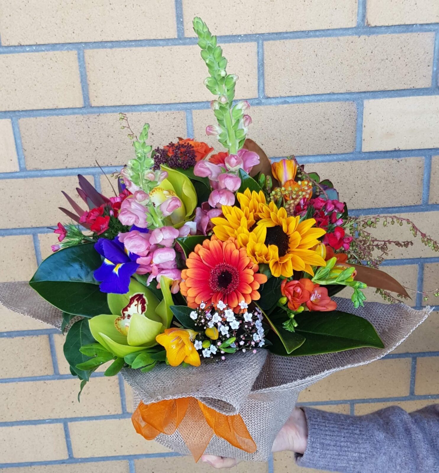 Bright Vintage Posy Vase