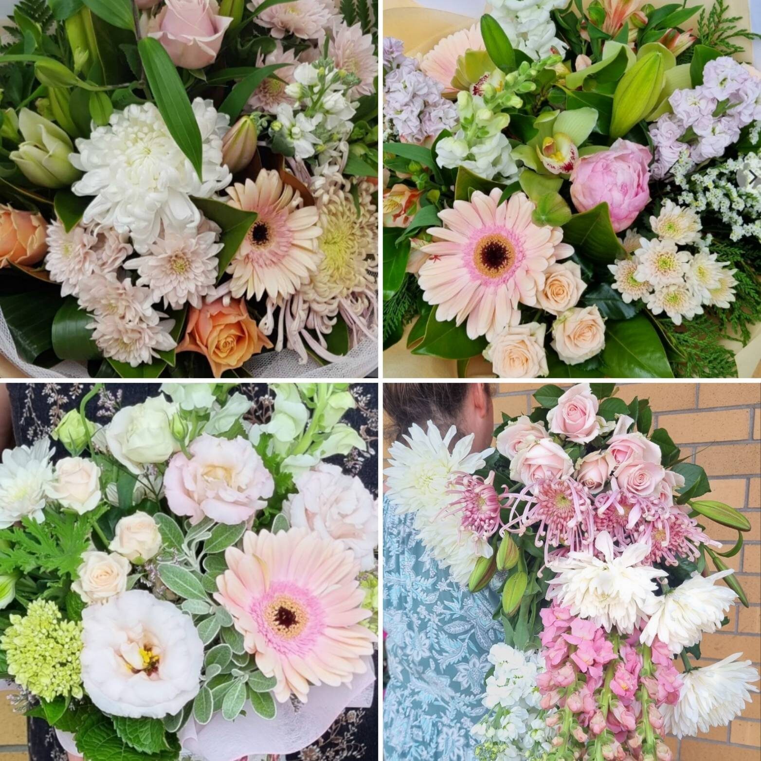 Florist Choice Pastel Handtied Bouquet (Medium)