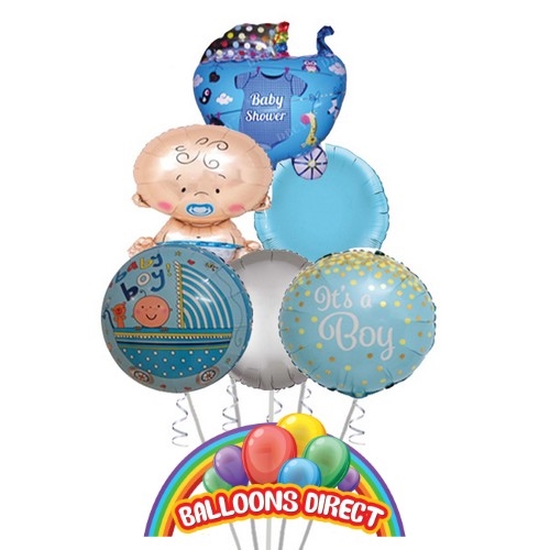 Baby Shower Boy Ultimate Balloon Bouquet