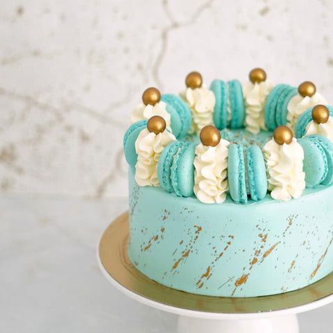 Blue & Gold Tart (6 - 10 people (15cm))