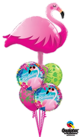 Cool Flamingo Birthday Bouquet