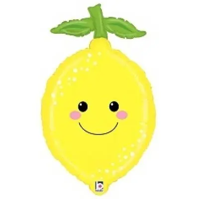 Smiling Lemon Shape Foil Balloon