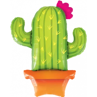 Cactus Flower Shape Foil Balloon