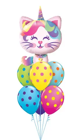 Caticorn Spots Balloon Bouquet