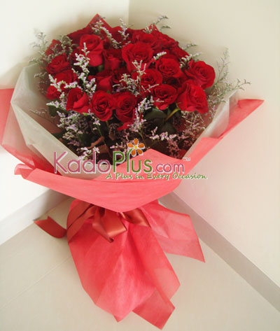 24 Red Roses Bouquet