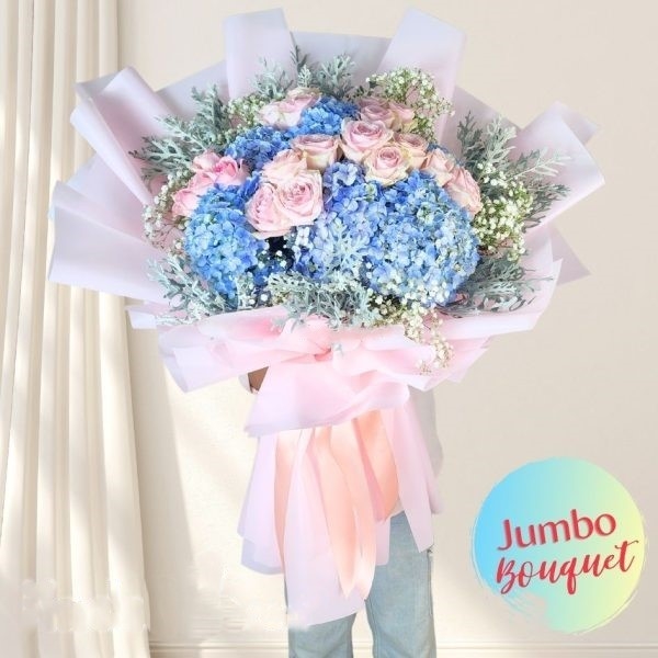 Buket Mawar Pink: Adorable Tall Bouquet