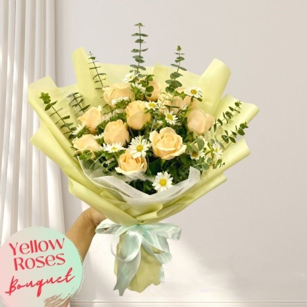 Buket Bunga Mawar: Sweet Peach Bouquet