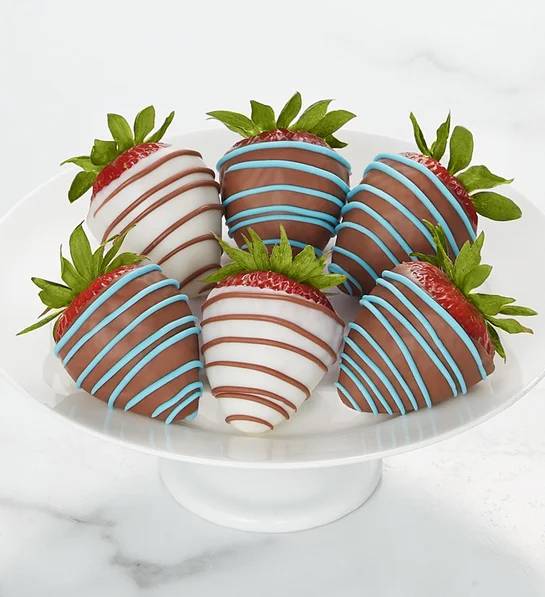 Happy Father's Day Dipped Strawberries (Half Dozen)