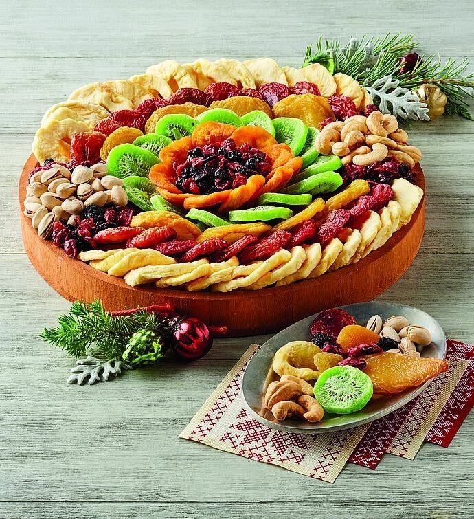 Ultimate Dried Fruit and Nut Wreath
