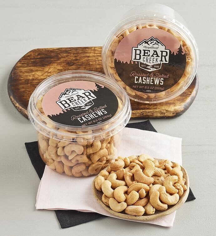 Bear Creek Nuts Roasted Cashews 2-Pack