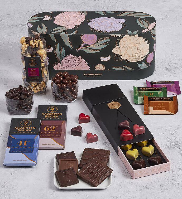 Scharffen Berger Chocolate Curio and Hearts in Bloom Collections