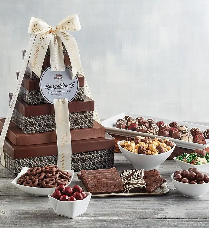 Sympathy Chocolate Tower - Deluxe