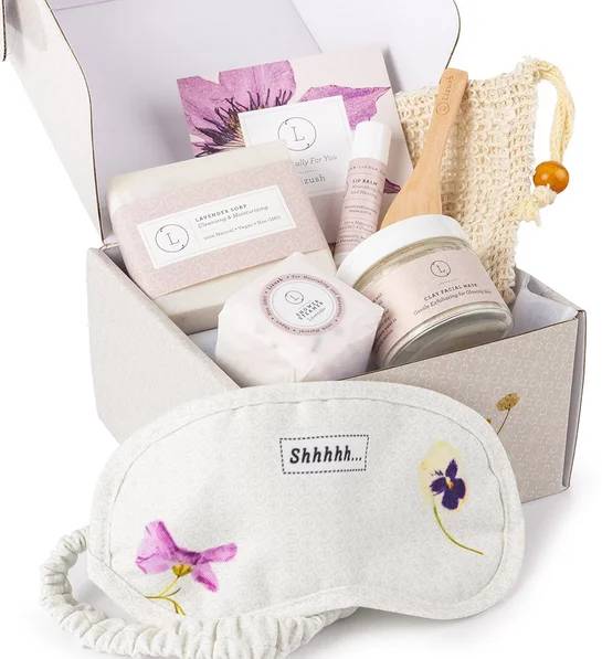 Lavender Skincare Appreciation Gift Box