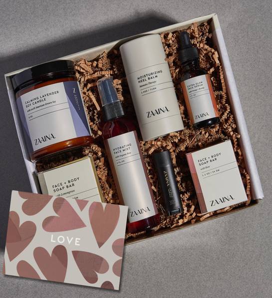 Valentine's Day Spa Gifts - Self Care Spa Gift Box for Her w/ Love Card