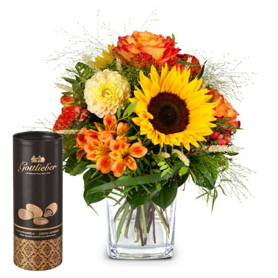 Smiley with Gottlieber cocoa almonds (Minimum)