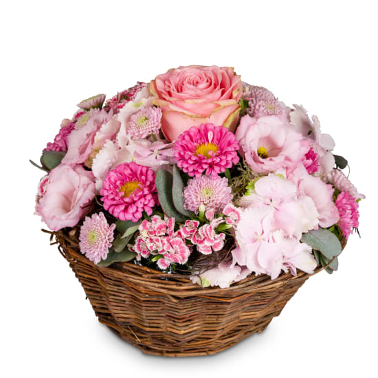 A Flower Greeting in Delicate Colors (Minimum)