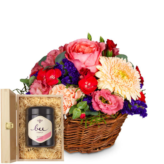Melody of Color with Bee-Family Swiss blossom honey (Minimum)