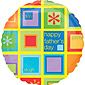 Happy Father's Day Geometric Balloon (1 Balloon)