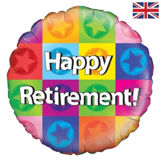 18 Inch happy Retirement Foil Balloon