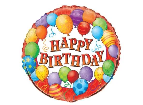Unique Party 18 Inch Round Birthday Foil Balloon