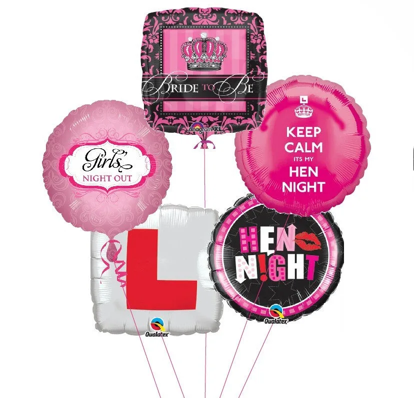Hen Night Balloon bouquet (3)
