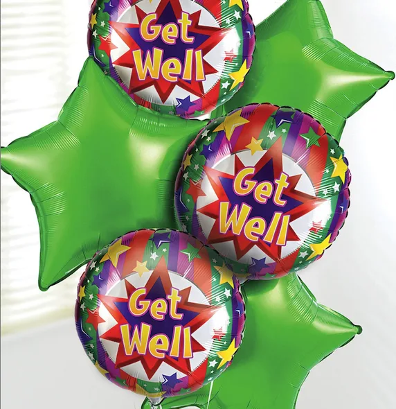 Get Well Balloon bouquet (3)