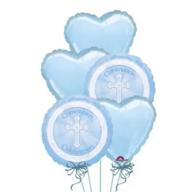 Boys Communion Balloon bouquet (3)