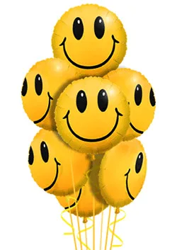 Smiley Balloon bouquet