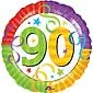 90th Birthday Helium Balloon