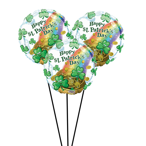 Happy St Patrick's Day 18 Inch Mylar Balloon