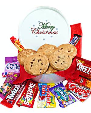 Merry Christmas Gourmet Tin (1 Dozen)