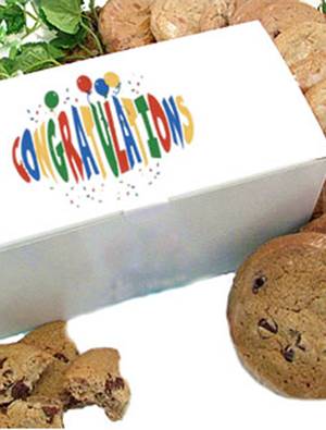 Congratulations Gourmet Gluten Free Cookie Gift Box (1/2 Dozen)