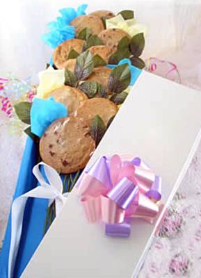 Long Stem Gourmet Gluten Free Cookie Gift (1/2 Dozen)