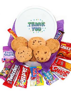 Thank You Goodie and Gourmet Gluten Free Cookie Tin (1/2 Dozen)