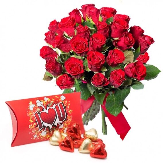 RED TEMPTATION - 20 roses