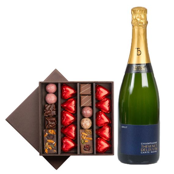 Bubbles and Chocolates (22 Chocolates)