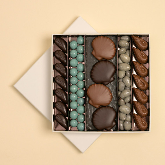 Chocolates, shellfish and crustaceans (240g)