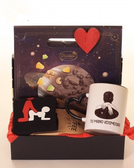 Set for him "You are my cosmos"