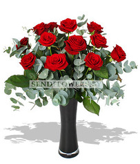 Bouquet of 15 Red Roses "Arabella"