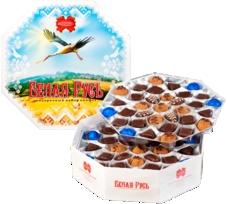 Assorted candies "White Russia", 630 gr.