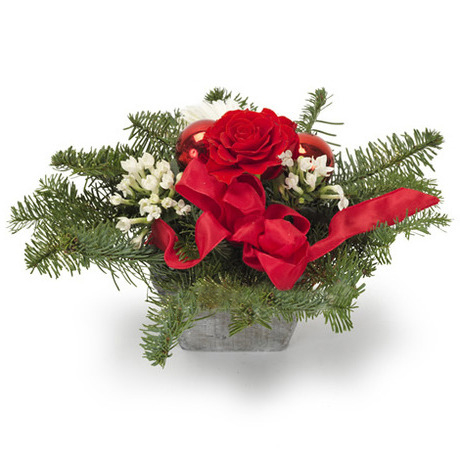 Flower classic arrangement "Red Rose"