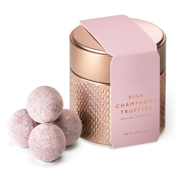 Pink Champagne Truffle Tin