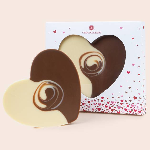 ChocoMilky white heart