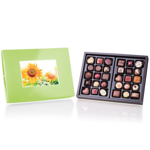 Chocolates with a photo - Maxi green
