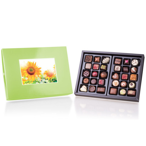Maxi green non-alcoholic postcard