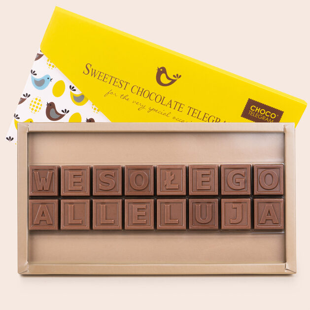 Chocolate Telegram of Happy Hallelujah