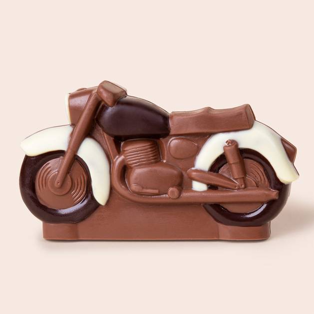 Chocolate motorcycle